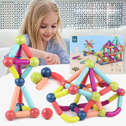 Babyspielzeug Magnetische Stabbausteine Spiel Magneten Kinder Set Magnete für Kinder Magnetische Bausteine