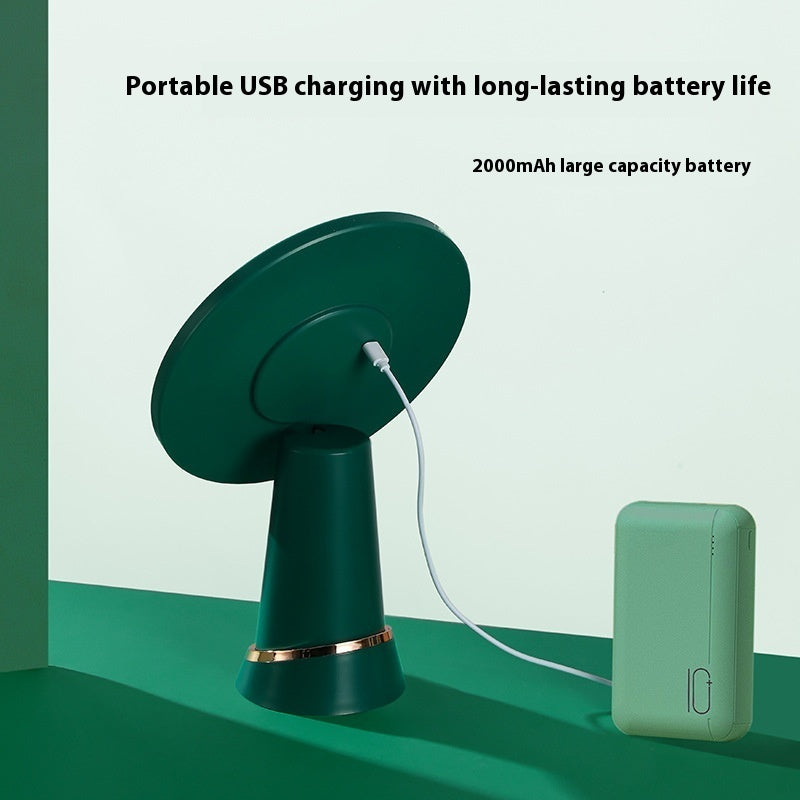 Desktop-LED-Schminkspiegel mit Licht