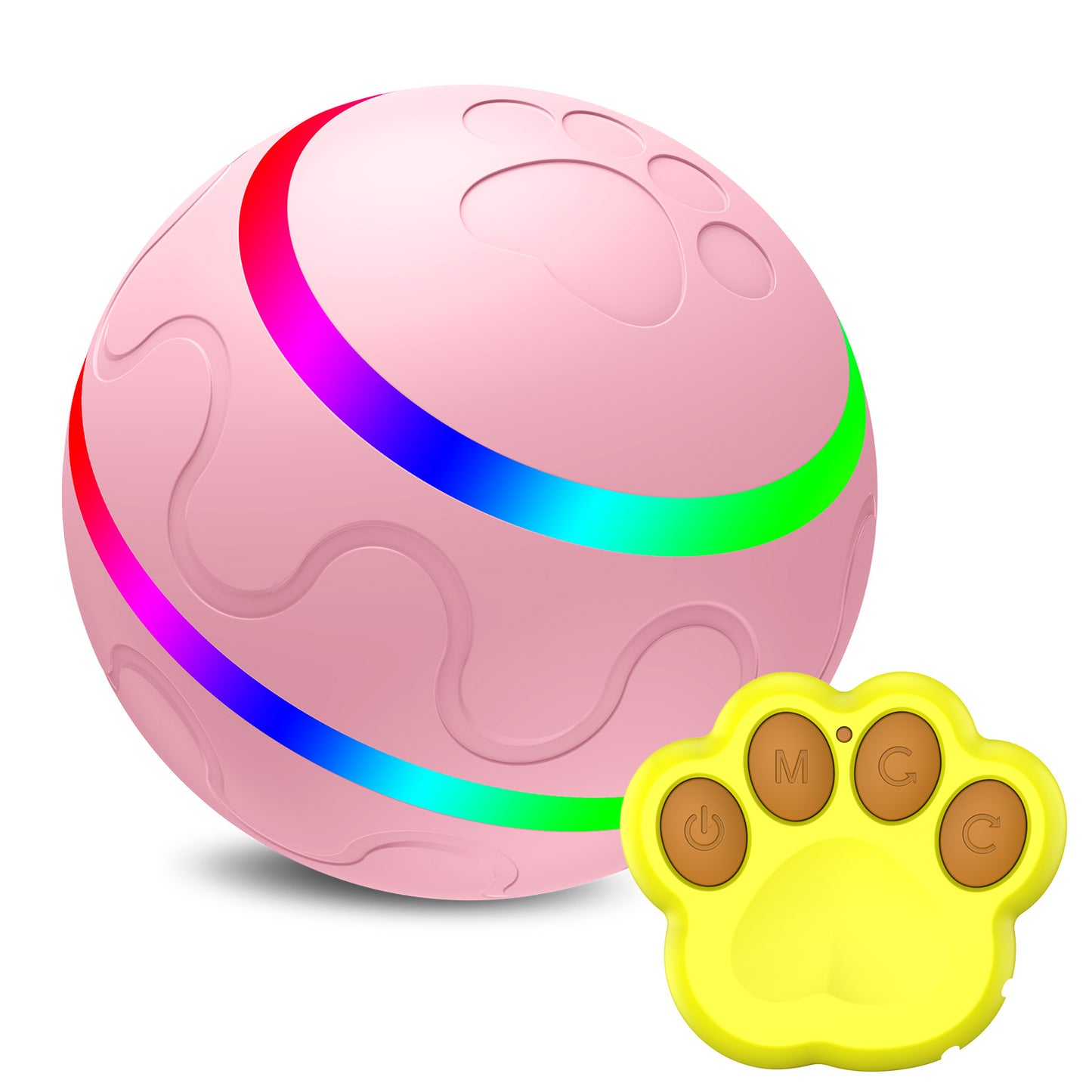 Haustier Neue Katze Böser Ball Spielzeug Intelligenter Ball USB Katzen Spielzeug Selbstdrehender Ball Automatischer Rotationsball