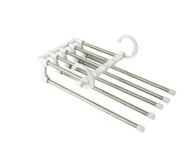 Retraktierbarer 5-in-1 Magic-Edelstahlkleiderbügel