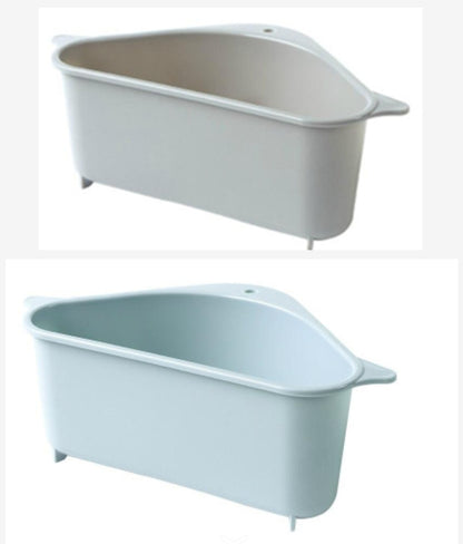 Küchenspüle Multifunktions-Dreieck-Aufbewahrungsregal Mehrzweck-Spülschwamm-Abtropfregal Aufbewahrungsregal