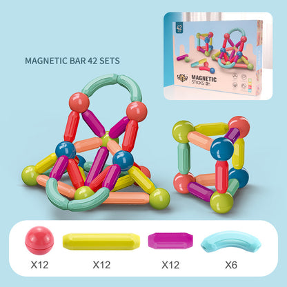 Babyspielzeug Magnetische Stabbausteine Spiel Magneten Kinder Set Magnete für Kinder Magnetische Bausteine