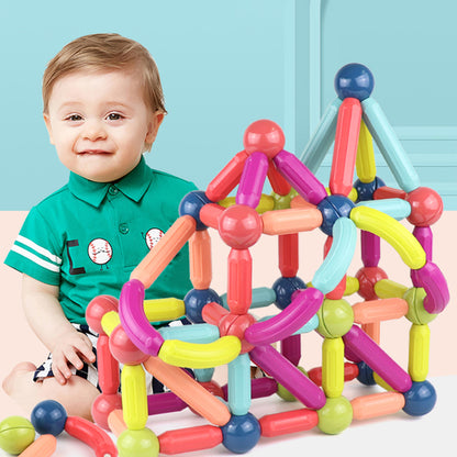 Babyspielzeug Magnetische Stabbausteine Spiel Magneten Kinder Set Magnete für Kinder Magnetische Bausteine