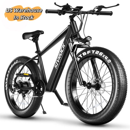 Professionelles Elektrofahrrad für Erwachsene, 26 x 4,0 Zoll Fat Tire E-Mountainbike, 1000W Motor 48V 15Ah E-Bike für Trailfahrten, Ausflüge und Pendeln, UL- und GCC-zertifiziert
