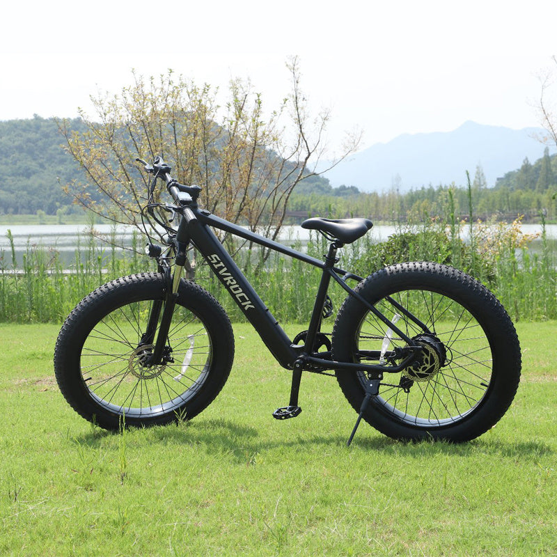 Professionelles Elektrofahrrad für Erwachsene, 26 x 4,0 Zoll Fat Tire E-Mountainbike, 1000W Motor 48V 15Ah E-Bike für Trailfahrten, Ausflüge und Pendeln, UL- und GCC-zertifiziert