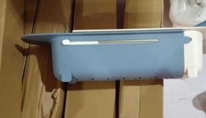 Neuer Küchenspülen-Rack Teleskop-Abtropfgestell Abtropfkorb