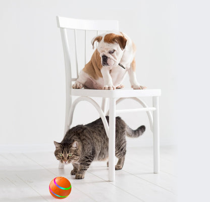 Haustier Neue Katze Böser Ball Spielzeug Intelligenter Ball USB Katzen Spielzeug Selbstdrehender Ball Automatischer Rotationsball