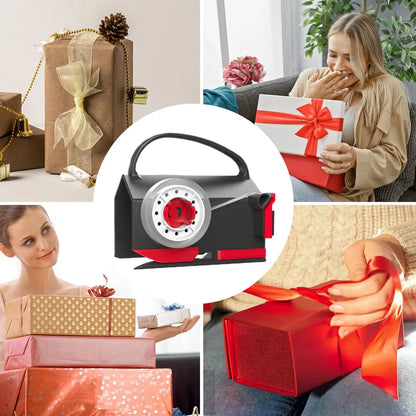Papierrollenschneider mit Griff - Weihnachtsgeschenkpapier Schneidegerät
