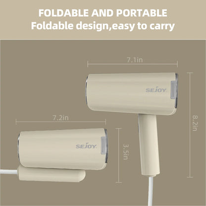Tragbarer Kleidungsdampfer 150ml Handdampfgerät für Stoffe, Schnellaufheizung, 1000W Dampfbügeleisenreiniger für Zuhause und Reisen, 220V/110V