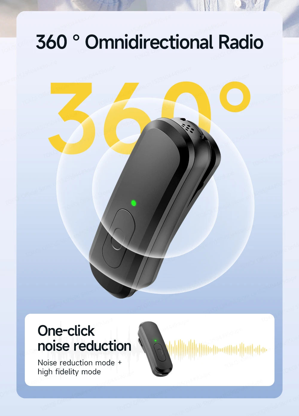 TOKQI M06 KI-Tracking-Gimbal Anti-Schütteln-Stabilisator mit integriertem Teleskopstab und kabellosem Mikrofon für Smartphone-Aufnahmen und Vlogs