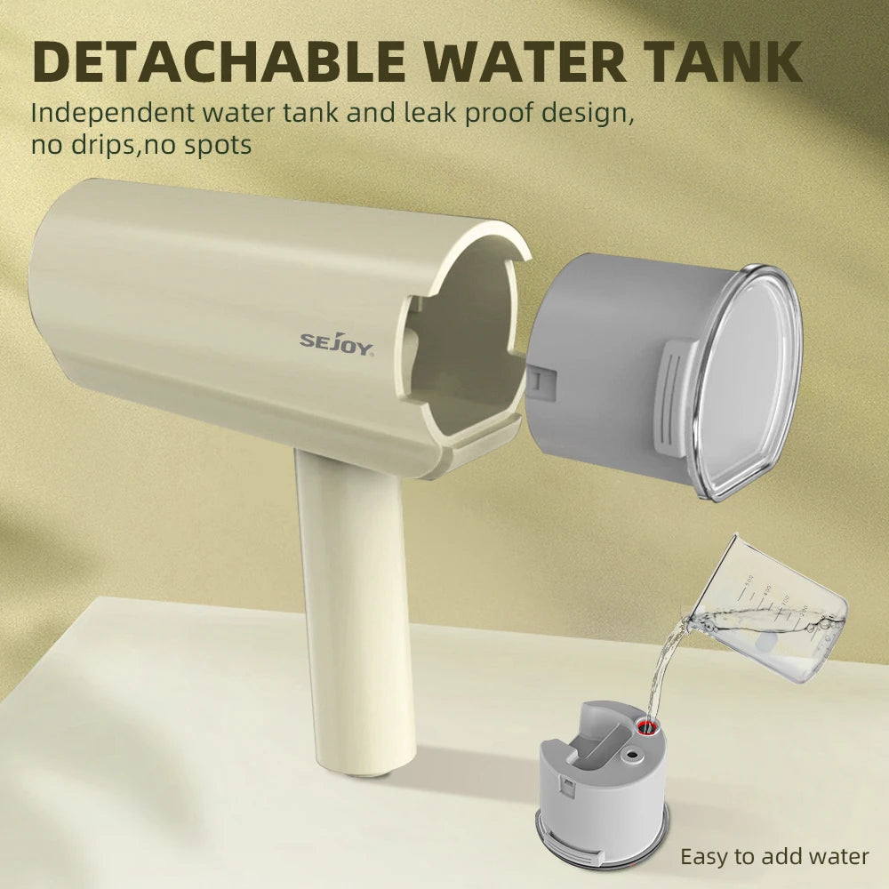 Tragbarer Kleidungsdampfer 150ml Handdampfgerät für Stoffe, Schnellaufheizung, 1000W Dampfbügeleisenreiniger für Zuhause und Reisen, 220V/110V