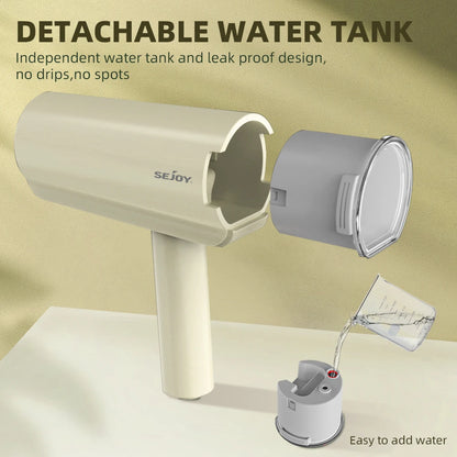 Tragbarer Kleidungsdampfer 150ml Handdampfgerät für Stoffe, Schnellaufheizung, 1000W Dampfbügeleisenreiniger für Zuhause und Reisen, 220V/110V