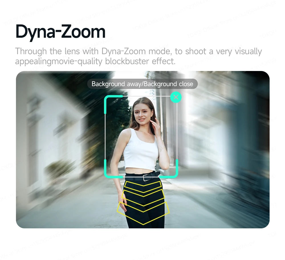 TOKQI M06 KI-Tracking-Gimbal Anti-Schütteln-Stabilisator mit integriertem Teleskopstab und kabellosem Mikrofon für Smartphone-Aufnahmen und Vlogs