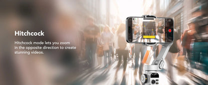 AOCHUAN Smart X2 – 3-Achsen-Smartphone-Gimbal mit ausziehbarem Stativarm und LED-Display.