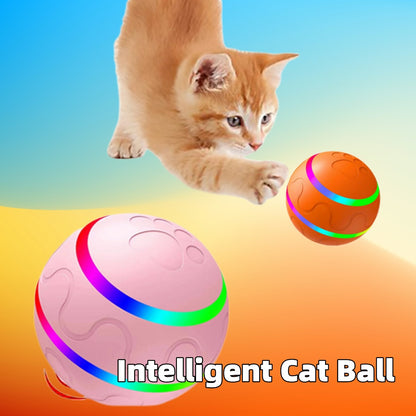 Haustier Neue Katze Böser Ball Spielzeug Intelligenter Ball USB Katzen Spielzeug Selbstdrehender Ball Automatischer Rotationsball