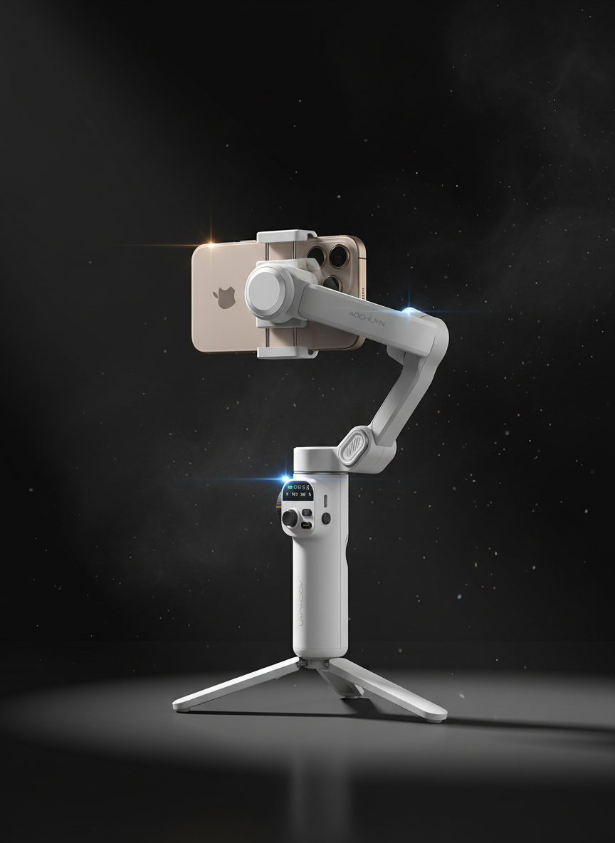 Gimbal Iluminação Lateral